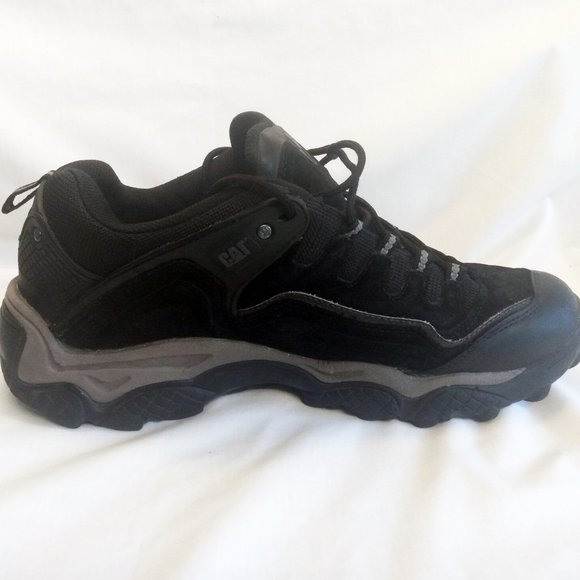 "CAT" Caterpillar Men's Black & Grey Steel Toe Shoes-Size Wide Width 12 - Picture 12 of 16